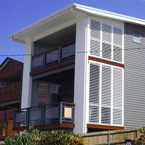 Factory Price Outdoor Aluminum <strong>Plantation</strong> <strong>Shutters</strong> Exterior Window Louver Security Louver Window <strong>Shutters</strong> - Product Image 2