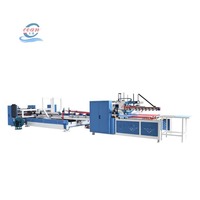 Máquina Plegadora y Encoladora Automática de Alta Resistencia para Cajas de Cartón Corrugado, Línea de Producción de Cajas de Cartón