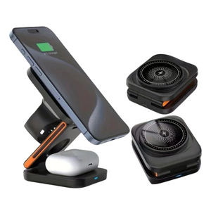3 Trong 1 Có Thể Gập Lại Từ Không Dây Sạc Trạm Di Động Sạc Không Dây Dock 3 Trong 1 Không Dây Nhanh Chóng Sạc Dock Trạm - Product Image 1