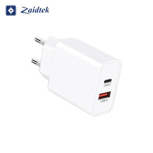 Cargador PD Dual de Alta Calidad de 18W, Adaptador de Corriente USB-C de Carga Rápida con Salida de 10W para iPhone 16 15 14 13 12, Cargador <span class=keywords><strong>A</strong></span>+C - Product Image 6