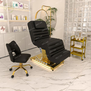 Muebles de salón modernos, cama de belleza eléctrica con motor 3/4, camas de pestañas ajustables en altura de lujo, cama de masaje calentada para Spa - Product Image 5