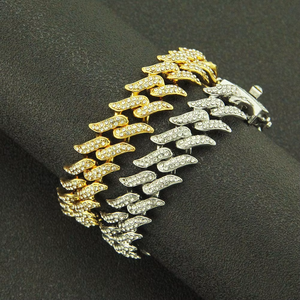 Bracelets pour hommes style Rock Hip Hop, à épines courtes, exagérés, pour la danse urbaine, accessoires de main Tanjing - Product Image 2