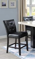[Stock US] Ensemble de table à manger classique moderne en marbre, 6 pièces, hauteur comptoir, expédition rapide depuis l'entrepôt US, dropshipping acceptable