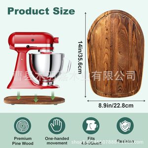 Premium Pine Wood Oval Storage Tray Unfinished Solid Wood <b>Kitchen</b> Countertop Stand Type Durable - Product Image 5