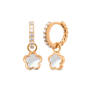 Pearl Fashion <strong>Jewellery</strong> CZ Ring Pendant, Chubby <strong>Mum</strong> Pearl <strong>Jewellery</strong>, 925 Sterling Silver Gold-Plated Earrings - Product Image 1