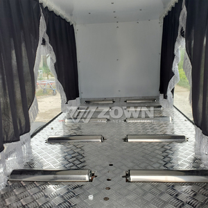 Popularidad Top Factory Supply Precio al por mayor Luxury Funeral Hearse Horse Drawn Carruage Trailer <span class=keywords><strong>Van</strong></span> Precio barato para la venta - Product Image 5