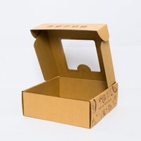 Emballage couleur en carton 350gsm/400gsm avec impression personnalisée Boîte postale en papier expédition par avion avec logo personnalisé