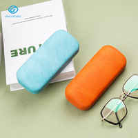 Étui de rangement pour lunettes optiques en cuir PU rigide avec logo personnalisé pour lunettes de vue