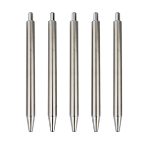 GemFully-pluma de acero inoxidable-fabricantes de productos de venta caliente en Canadá prueba buena pluma de gel pluma de acero inoxidable una tienda de un dólar - Product Image 1