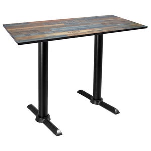 כבד החובה בסיס וינטג 'מקורה מסעדה קפה אוכל בר מועדונים פאבים רגליים תחת הליהוק ברזל יצוק שולחן בסיס - Product Image 4