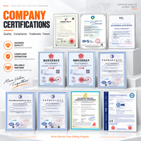 Machine de forage de puits d'eau montée sur camion HRT-280, profondeur 280m, diamètre 325mm, moteur diesel Yuchai pour entrepreneurs