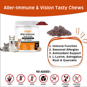 Aller al por mayor-Masticables suaves inmunes para mascotas, Soporte efectivo para alergias para mascotas, OEM directo de fábrica disponible etiqueta privada - Product Image 2