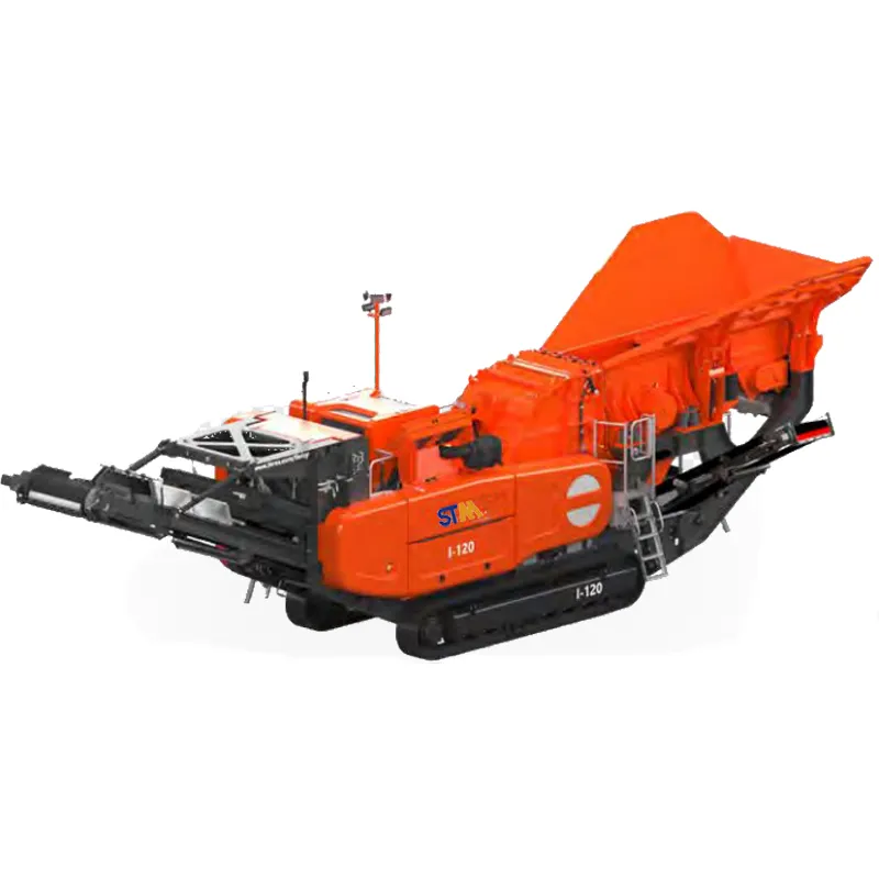 Kleine Crawler Type Kwarts Steen Crusher Station Draagbare Graniet Basalt Aggregaat Crusher Rupsbanden Mobiele Rock Crusher Plant