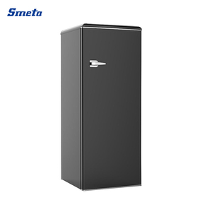 8.0 Cu. Ft. Retro Chroming Metal Handle <b>Mini</b> Vintage Fridge With Freezer Single Door Refrigerator for DSR-225WU 8.0 Cu. Ft. Retr - Product Image 5