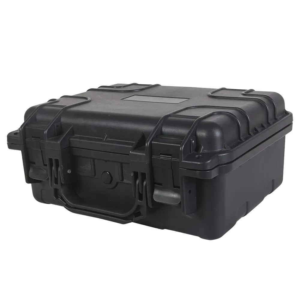 耐久性のある機器の持ち運びと保護セーフケースIP67フォーム付きの黒い防水硬質プラスチックボックス