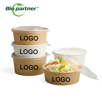 Boîte d'emballage rectangulaire jetable pour plats à emporter, idéale pour salades, soupes chaudes, snacks, bonbons, sucre et lait – Fabrication bio