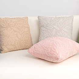 <span class=keywords><strong>Coussin</strong></span> de canapé carré en fibre de polyester de style nordique, <span class=keywords><strong>coussin</strong></span> de salon, dossier de soutien lombaire en velours jacquard de couleur unie - Product Image 4