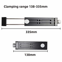 Support de tablette en aluminium, support de tablette réglable avec vis 1/4, pince en métal pour iPad Pro, MatePad, moniteur de dessin