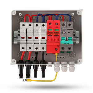 Xiongisolar DC 2 in 1 OUT 600V กล่องเชื่อมพลังงานแสงอาทิตย์ PV พร้อม15A อินพุต63A เอาท์พุท20-40KA การป้องกัน Spd - Product Image 5
