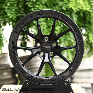 17 18 19 20 pouces léger passager voiture roue course forgé aluminium jante 5x112 5x114.3 Beadlock anneau pour <span class=keywords><strong>Supera</strong></span> MK5 A90 - Product Image 2