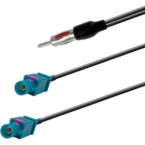 <span class=keywords><strong>Adaptateur</strong></span> de séparateur d'<span class=keywords><strong>antenne</strong></span> de radio de voiture compatible AM/FM, double prise <span class=keywords><strong>Fakra</strong></span> Z, câble d'extension de type enfichable - Product Image 4