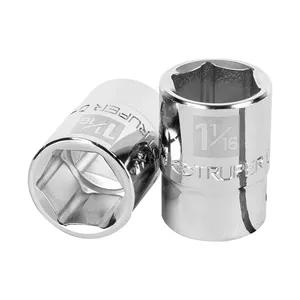 BOX 3 Chiave a bussola a 6 punte da 1-1/16 pollici, attacco da 3/4 pollici, TRUPER - Product Image 1