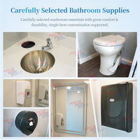 Remorque sanitaire portable à quatre postes de toilette avec station de lavage des mains pour événements extérieurs et réceptions de mariage