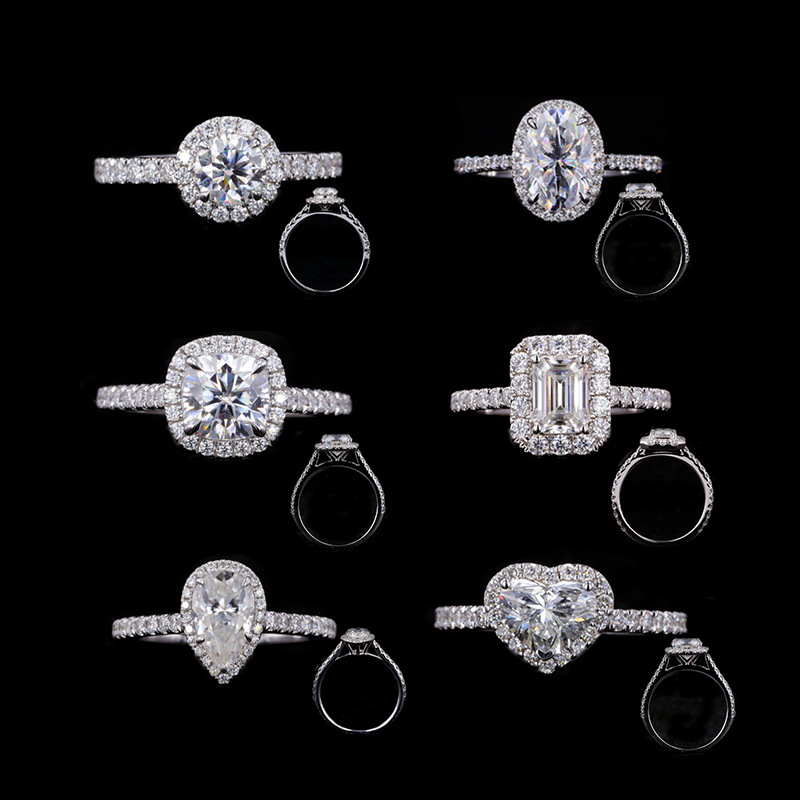 moissanite ring hip hop wholesale