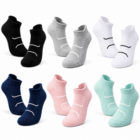 Chaussettes de course à compression en laine mérinos à coupe basse, réutilisables, avec coussinets, antidérapantes, pour l'entraînement en salle de sport, séchage rapide, soutien de la cheville, échantillon gratuit