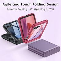 Étui de protection intégral antichoc en PC transparent mat pour Motorola Razr 70 Ultra