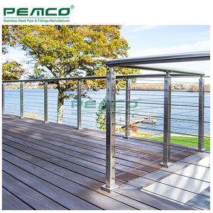 Bảo trì thấp dây ngoài trời dây lan can Sàn thép không gỉ hệ thống lan can Cáp - Product Image 4