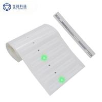 Étiquette adhésive RFID UHF 860-960 MHz passive avec LED pour livres et archives/gestion des câbles/armoires de classement intelligentes