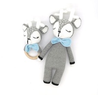 Poupée en peluche personnalisée, nouvelle mode, adorable, renne, sur mesure, ourson, étoile, lapin, Idol