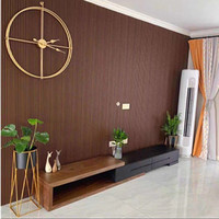 Panneau mural moderne auto-adhésif en mousse rouge imperméable à motif brique pour divertissement domestique, garantie 1 an