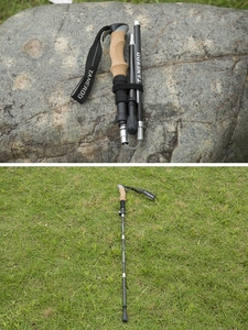 Bâton d'escalade et <span class=keywords><strong>de</strong></span> <span class=keywords><strong>ski</strong></span> en carbone le plus populaire Bâton d'escalade rétractable en fibre <span class=keywords><strong>de</strong></span> carbone pliable - Product Image 5