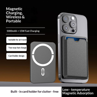 Derniers produits innovants : Batteries externes magnétiques sans fil 5000 mAh pour iPhone, mini-batterie ultra-fine, pack d'alimentation sans fil