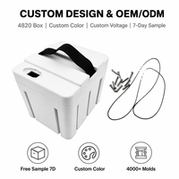 Boîtier de batterie vide personnalisé modèle 4820 en ABS PC pour pack de stockage d'énergie 18650 21700 12V 24V 48V 100Ah 280Ah 320Ah