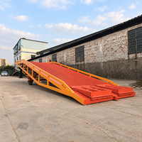 Rampe mobile d'entrepôt hydraulique pour chargement de conteneurs, rampe de quai mobile pour chariot élévateur, chargement et déchargement de conteneurs