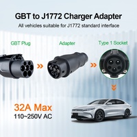 Chargeur EV Isigma 250V 32A AC, adaptateur de prise CCS2/CCS1, GBT vers Type 1 pour interface standard J1772, neuf