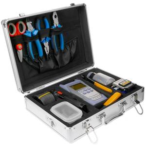 Kit d'outils de raccordement par épissurage de fibres optiques, connecteur SC, utilisation FTTH, kit d'outils de sertissage, boîte de rangement - Product Image 2