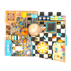 Parque Infantil Interior Profesional de Diseño Nuevo, Temática Pirata para Niños, de Plástico Multimaterial, Alta Capacidad, Tamaño Personalizable - Product Image 5