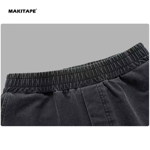 Pantalones Cortos de Verano Vintage BO1004, 400GSM, Transpirables, Cintura Media, Lana 100% Algodón, Lavados, Ecológicos, para Hombre - Product Image 3