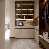 Rendering 3D Villa Mewah Modern Italia - Desain Interior Profesional, Dekorasi Ruang Tamu dan Kamar Tidur Villa