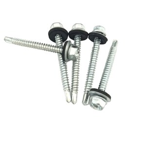 Vis autoperceuses galvanisées à tête hexagonale en gros, en stock, pour toiture, vis Tek pour fixation de construction - Product Image 1