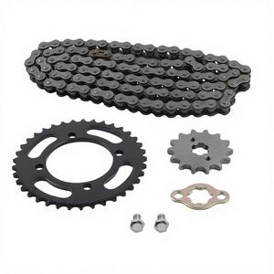 Kit de Cadena de Transmisión para Motocicleta 420/428 con Piñón Trasero 420-37T, Engranaje 420-14T y Cadena 420 - Product Image 2