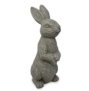 Resin rabbit animals decorate outdoor garden statues