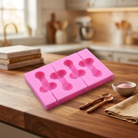 Lollipop Silikon-Fondantform Schokoladen-Kuchendekorationsform DIY Backwerkzeug
