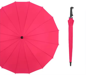 Venta caliente 16 Bone Straight Pride Paraguas Seguro Banco Regalo Fuerte Gay Rainbow Paraguas para <span class=keywords><strong>hombre</strong></span> - Product Image 3