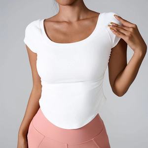 Sujetador deportivo transpirable personalizable para mujer, ropa deportiva de entrenamiento de talla grande para Top de Yoga - Product Image 3