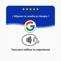 Plaque de révision NFC en acrylique espagnole, Plaque de révision NFC portugaise, Autocollant de révision Google NFC en acrylique français, Autocollant de révision Google NFC italien